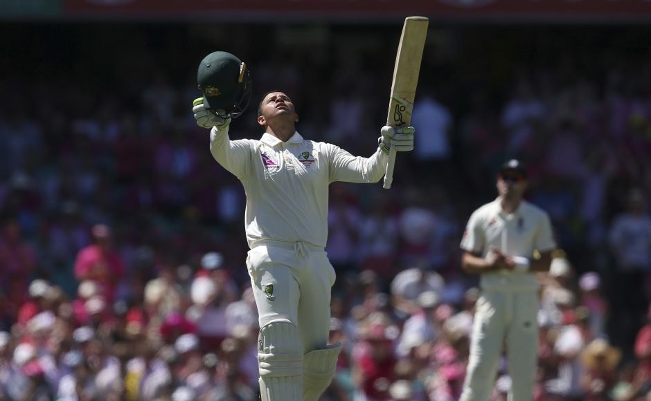 The day started with Australia's Usman Khawaja completing his first Ashes century. AP The day started with Australia's Usman Khawaja completing his first Ashes century. AP
