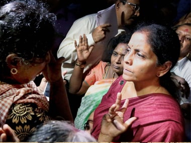 File image of Defence Minister Nirmala Sitharaman. PTI