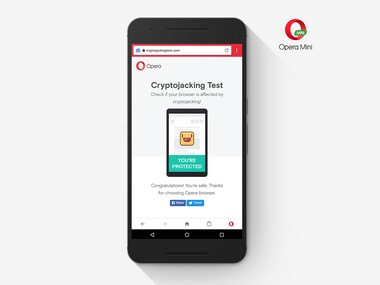 Opera's new tool will be automatically activated on its mobile browsers once the adblocker is switched on. Image: Opera blog