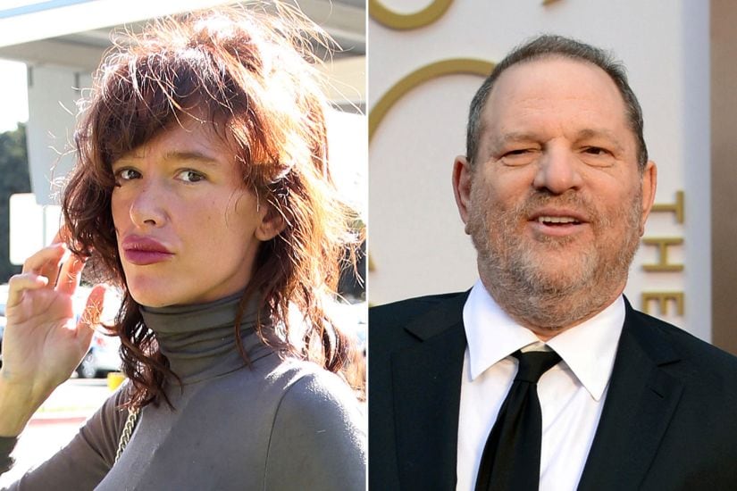 Paz de la Huerta and Harvey Weinstein. Agencies
