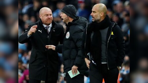 FA Cup: Manchester City's Pep Guardiola apologises to Sean Dyche for 'yapping' gesture during Burnley clash