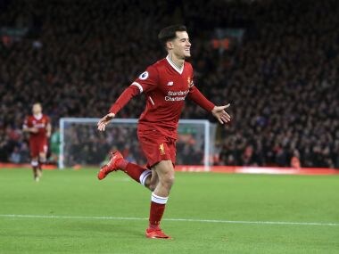 File image of Liverpool's Philippe Coutinho, who now heads to Barcelona in a €160 million deal. AP