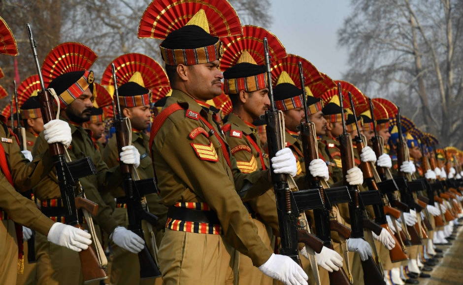 Security forces had laid down a multi-layer cordon around Srinagar's Sher-e-Kashmir Cricket Stadium, where the official function was held. The function at the stadium was attended mostly by state government officials and a few political leaders. Firstpost/Sameer Mushtaq Security forces had laid down a multi-layer cordon around Srinagar's Sher-e-Kashmir Cricket Stadium, where the official function was held. The function at the stadium was attended mostly by state government officials and a few political leaders. Firstpost/Sameer Mushtaq