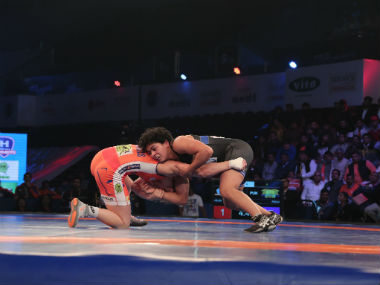 Pro Wrestling League: Pooja Dhanda stuns Olympic champion Helen Marouli as Punjab Royals beat Haryana Hammers Pro Wrestling League: Pooja Dhanda stuns Olympic champion Helen Marouli as Punjab Royals beat Haryana Hammers