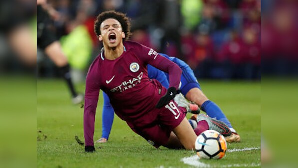 Premier League: Manchester City's Leroy Sane damages ankle ligaments in FA Cup win over Cardiff City