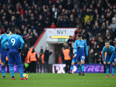 Premier League: Alexis Sanchez-less Arsenal slump to defeat against struggling Bournemouth Premier League: Alexis Sanchez-less Arsenal slump to defeat against struggling Bournemouth
