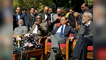 SC judges vs CJI: Four Supreme Court Justices attend court, takes up routine work after 12 January conference