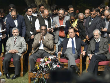 'CJI is first among equals; nothing more, nothing less': Four SC judges say in address to media 'CJI is first among equals; nothing more, nothing less': Four SC judges say in address to media
