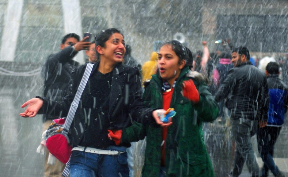 Shimla and its surrounding areas witnessed intermittent snowfall affecting vehicular traffic and disrupting normal life. Una and Solan recorded 12 mm and 10 mm of rains respectively, followed by Dharamsala 7 mm, Sundernagar 6 mm, Shimla 5.5 mm. PTI Shimla and its surrounding areas witnessed intermittent snowfall affecting vehicular traffic and disrupting normal life. Una and Solan recorded 12 mm and 10 mm of rains respectively, followed by Dharamsala 7 mm, Sundernagar 6 mm, Shimla 5.5 mm. PTI