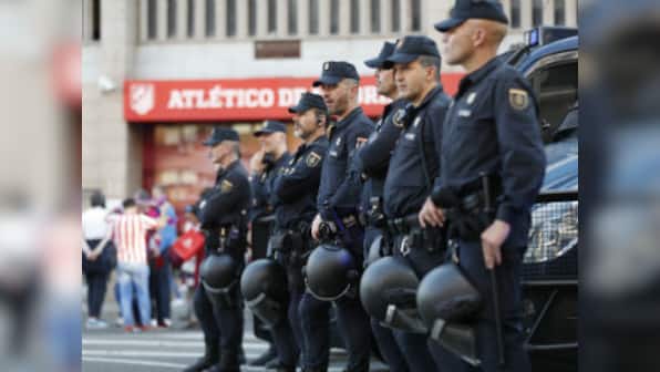 Copa del Rey: Spain police arrest man for 'attempting to murder' Atletico Madrid fan outside Wanda Metropolitano