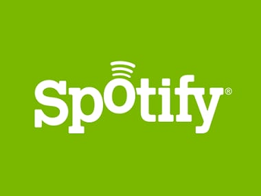 The logo of music streaming company, Spotify. Facebook