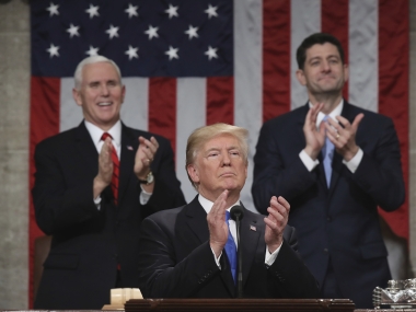 Full text of the State of the Union 2018: Donald Trump asks lawmakers to unite in fixing nation's infrastructure, immigration systems Full text of the State of the Union 2018: Donald Trump asks lawmakers to unite in fixing nation's infrastructure, immigration systems