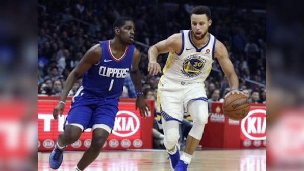 NBA: Stephen Curry scores 45 points in 29 minutes to propel Warriors past Clippers; Cavaliers defeat Magic