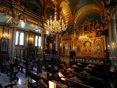 The historical Bulgarian Sveti Stefan Church, or " Iron Church," will be opened in Istanbul, Saturday. AP