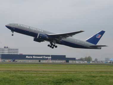 United Airlines plane makes unscheduled stop after passenger vandalises aircraft's toilets with faeces