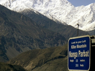 Nanga Parbat, the ninth highest mountain in the world, is seen in Pakistan's northern area. AP