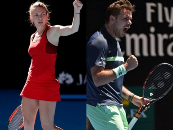 Australian Open 2018: Simona Halep, Stan Wawrinka battle into second round, Novak Djokovic dominant in win