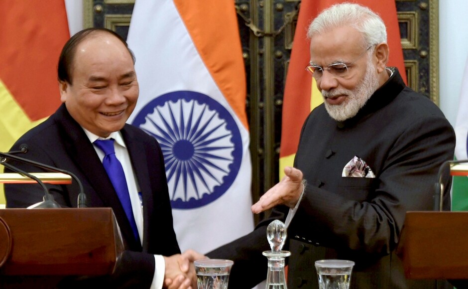 The prime minister also met his Vietnamese counterpart Nguyen Xuan Phuc and discussed boosting of ties in key areas of trade, investment and defence among others. PTI The prime minister also met his Vietnamese counterpart Nguyen Xuan Phuc and discussed boosting of ties in key areas of trade, investment and defence among others. PTI