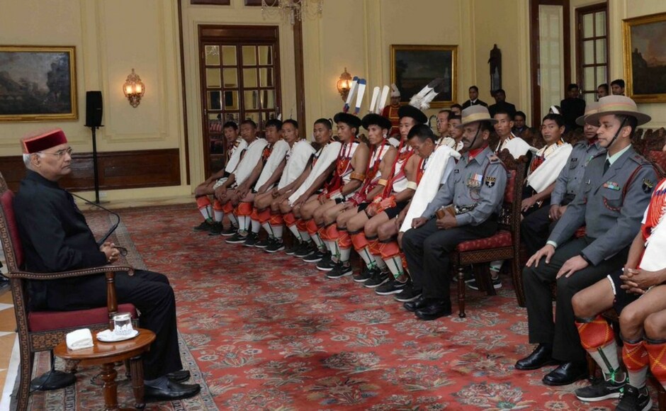 President Kovind met with the people of Thurutsuswumi village, Nagaland, who are on a National Integration Tour organised by the Indian Army, at Rashtrapati Bhavan on Army Day. Twitter@rashtrapatibhvn President Kovind met with the people of Thurutsuswumi village, Nagaland, who are on a National Integration Tour organised by the Indian Army, at Rashtrapati Bhavan on Army Day. Twitter@rashtrapatibhvn