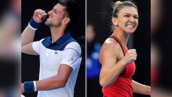 Australian Open 2018: Novak Djokovic survives Melbourne heat to beat Gael Monfils; Simona Halep cruises