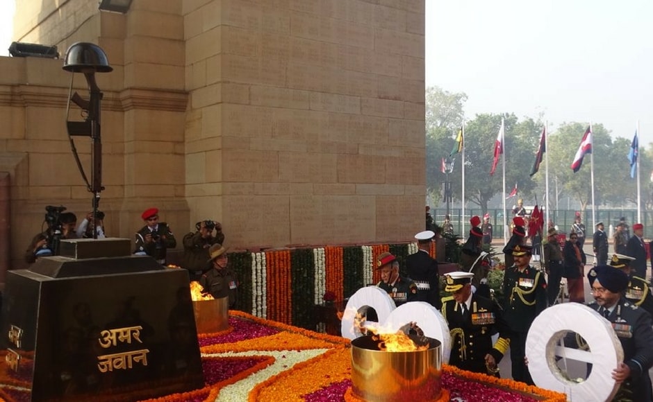 'Our Army always puts the nation first. I salute all those great individuals who sacrificed their lives while serving the nation. India will never forget our valiant heroes,' Modi tweeted. Twitter@adgpi 'Our Army always puts the nation first. I salute all those great individuals who sacrificed their lives while serving the nation. India will never forget our valiant heroes,' Modi tweeted. Twitter@adgpi