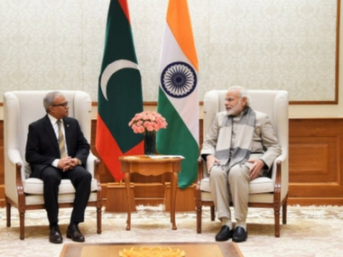 Maldivian envoy assures New Delhi of 'India First' policy, Narendra Modi pledges to support Maldives' progress, security Maldivian envoy assures New Delhi of 'India First' policy, Narendra Modi pledges to support Maldives' progress, security