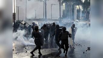 Protests against re-election of Honduran president Juan Orlando Hernandez last November turns violent