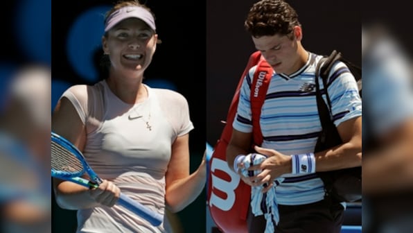 Australian Open 2018: Maria Sharapova cruises into second round; Milos Raonic ousted by Lukas Lacko
