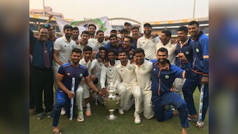Ranji Trophy final: Inspirational Vidarbha complete fairytale, claim maiden title with nine-wicket win over Delhi