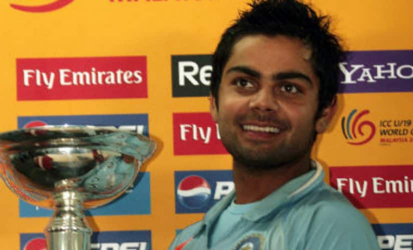 Virat Kohli led India to title triumph in the 2008 edition of the U-19 World Cup. AFP