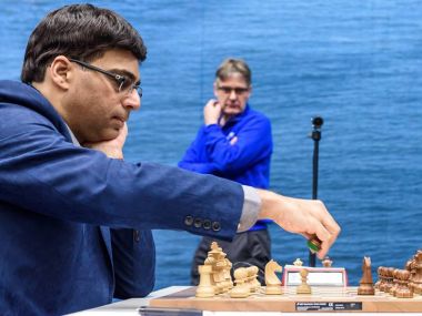 Tata Steel Masters Chess: Viswanathan Anand crushes Fabiano Caruana’s opening novelty to join Anish Giri in the lead Tata Steel Masters Chess: Viswanathan Anand crushes Fabiano Caruana’s opening novelty to join Anish Giri in the lead