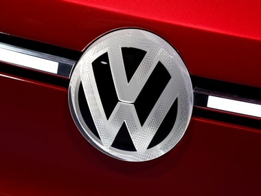 A car with the Volkswagen VW logo badge. Image: Reuters