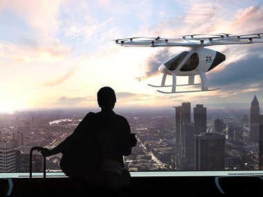 Air Taxi by Intel’s Volocopter takes flight for the first time in the United States at CES 2018 Air Taxi by Intel’s Volocopter takes flight for the first time in the United States at CES 2018