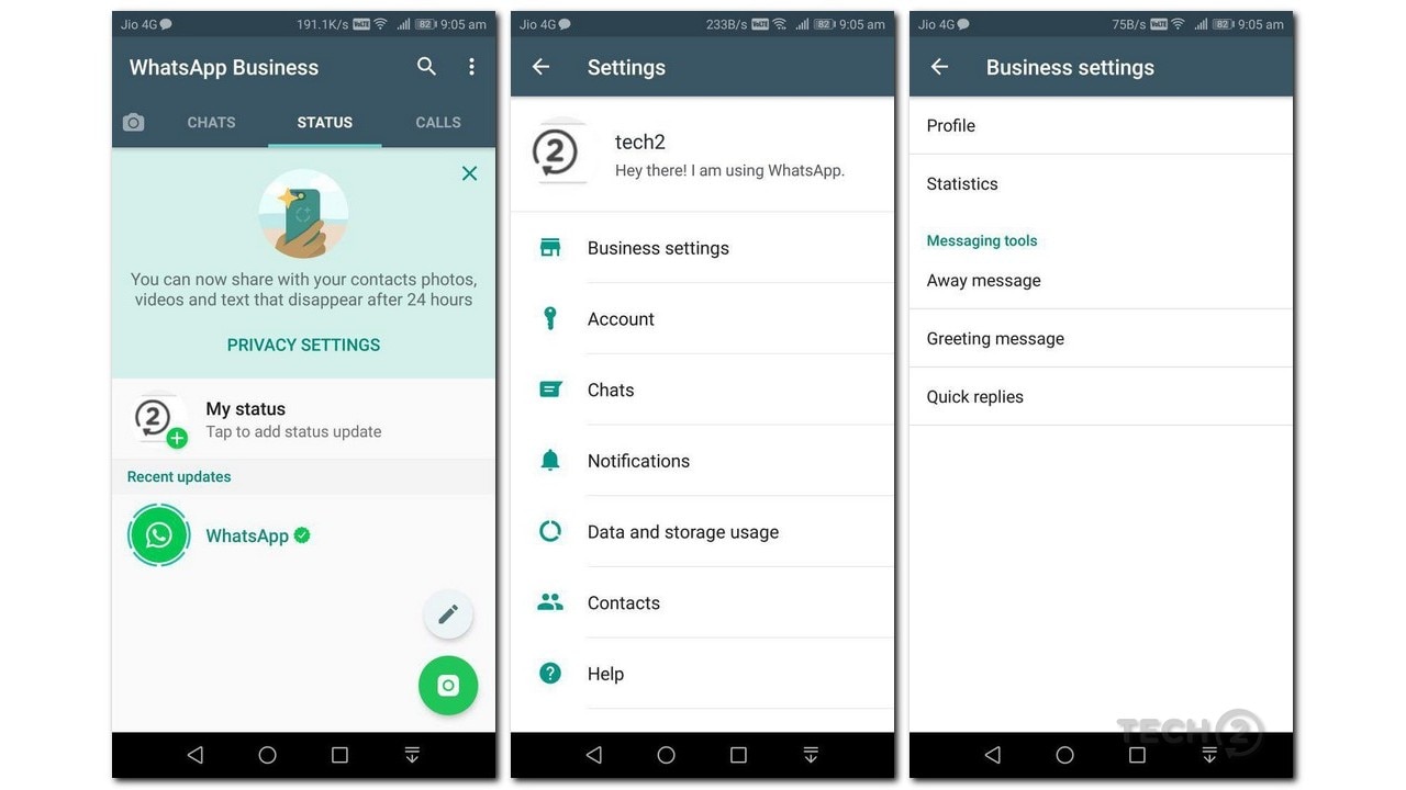 how to set up whatsapp