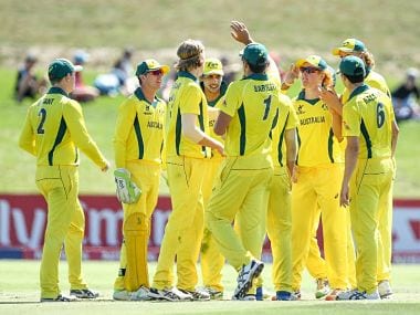 Highlights Icc Under 19 World Cup 18 Australia Vs Zimbabwe Full Cricket Score Aus Register A 7 Wicket Victory Firstcricket News Firstpost