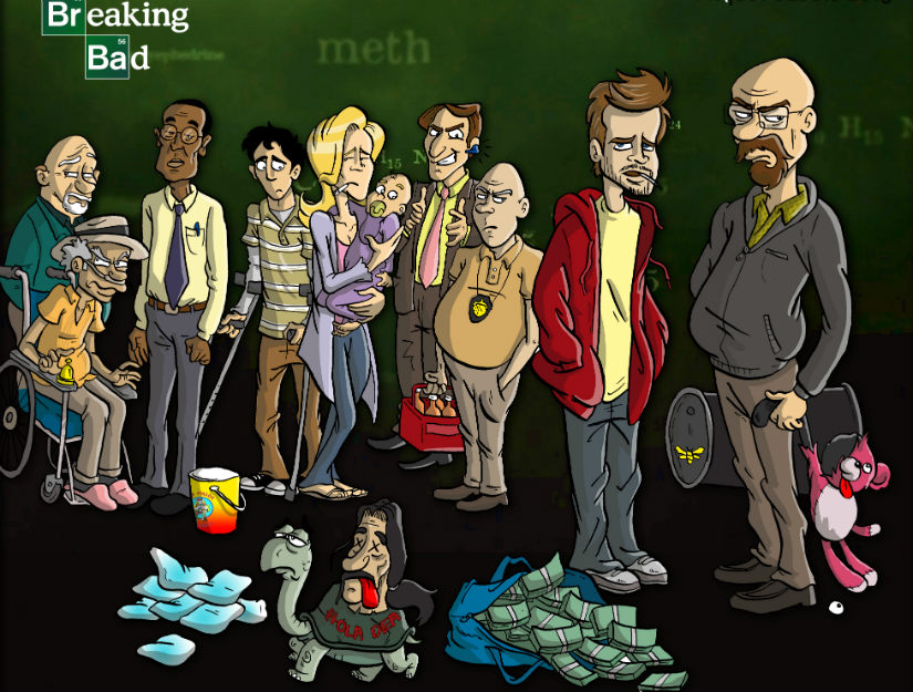 Включи worst. Breaking Bad мульт. Во все тяжкие все персонажи арт. Смешарики Breaking Bad. Демотиватор Breaking Bad.