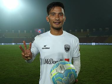 ISL 2017-18: Seiminlen Doungel's hat-trick helps NorthEast United avenge first-leg defeat to Chennaiyin FC ISL 2017-18: Seiminlen Doungel's hat-trick helps NorthEast United avenge first-leg defeat to Chennaiyin FC