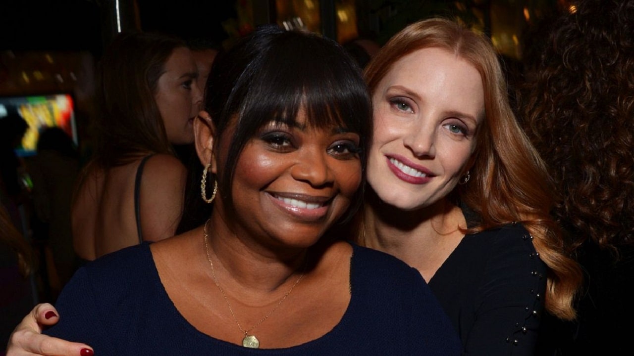 Octavia Spencer and Jessica Chastain. Image via Twitter