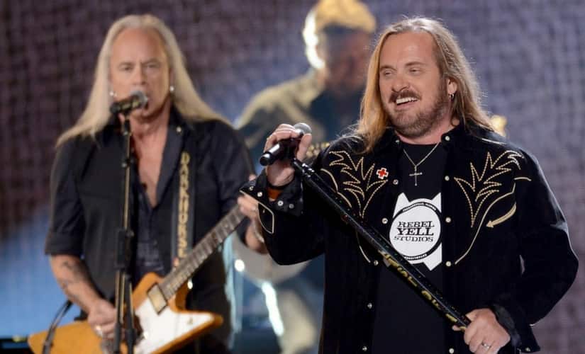 Lynyrd Skynyrd on stage/Image from Twitter.