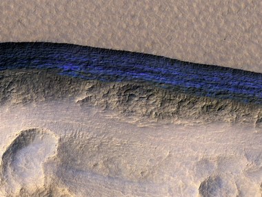 Scientists reportedly locate large amounts of clean water-ice just below the surface of Mars Scientists reportedly locate large amounts of clean water-ice just below the surface of Mars