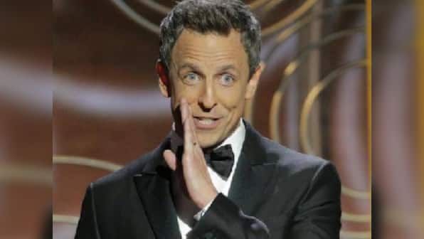 Golden Globes 2018: Host Seth Meyers unabashedly tears into Hollywood sexual harassment scandal