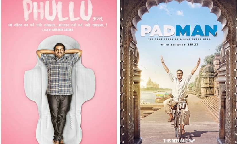 Poster for Phullu and Padman/Image from Twitter.