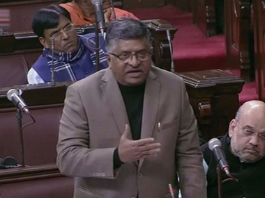 Congress' stand on triple talaq bill was driven by vote bank politics, not gender justice, says Ravi Shankar Prasad Congress' stand on triple talaq bill was driven by vote bank politics, not gender justice, says Ravi Shankar Prasad