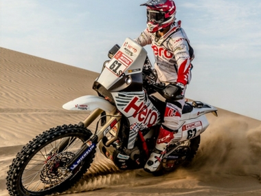 Dakar Rally 2018: CS Santosh drops down to 57th position in overall standings after freak incident Dakar Rally 2018: CS Santosh drops down to 57th position in overall standings after freak incident