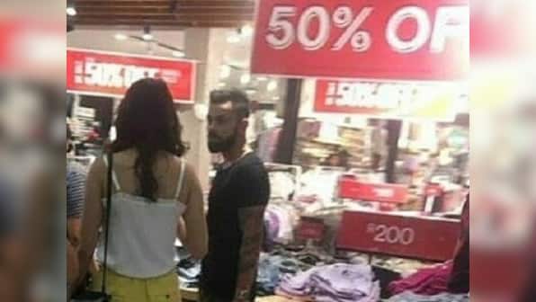 Anushka Sharma, Virat Kohli spotted shopping at 50 per cent discount shop — and Twitter empathises