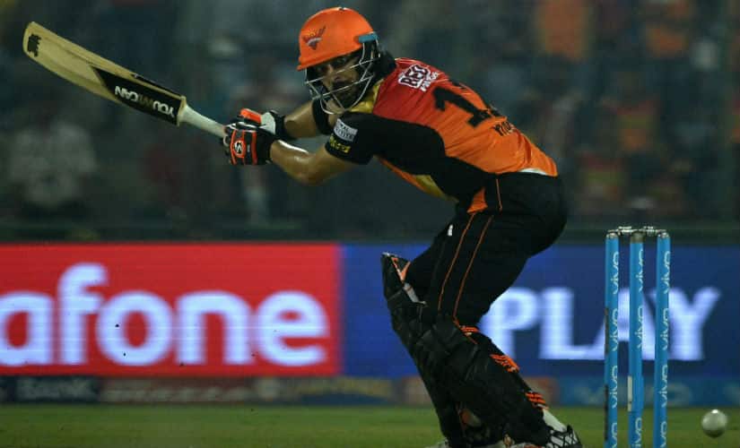 Sunrisers Hyderabad’s Yuvraj Singh in action during Indian Premier League 2017. AFP