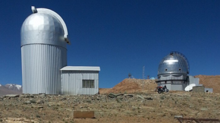 Recently, Indian Astronomical Observatory in Ladakh captured