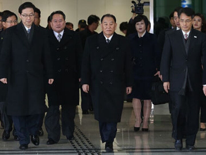 Winter Olympics 2018: North Korean delegation led by blacklisted general Kim Yong Chol arrives in South