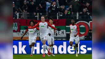 Bundesliga: Eintracht Frankfurt miss chance to climb to second after loss to Augsburg, Hanover held by Hamburg