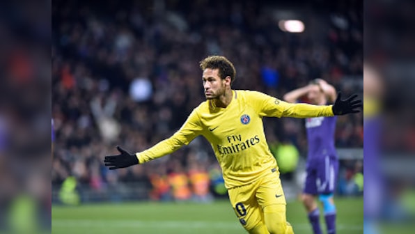 Ligue 1: Neymar's solitary goal helps Paris Saint-Germain edge past Toulouse; AS Monaco thrash Angers 4-0
